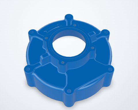 Round-Body Pump Casing casting