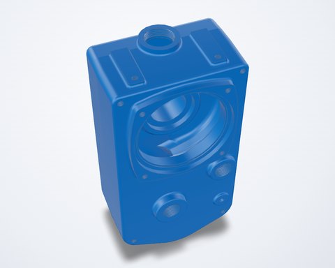 Twin-Outlet Pump Head casting