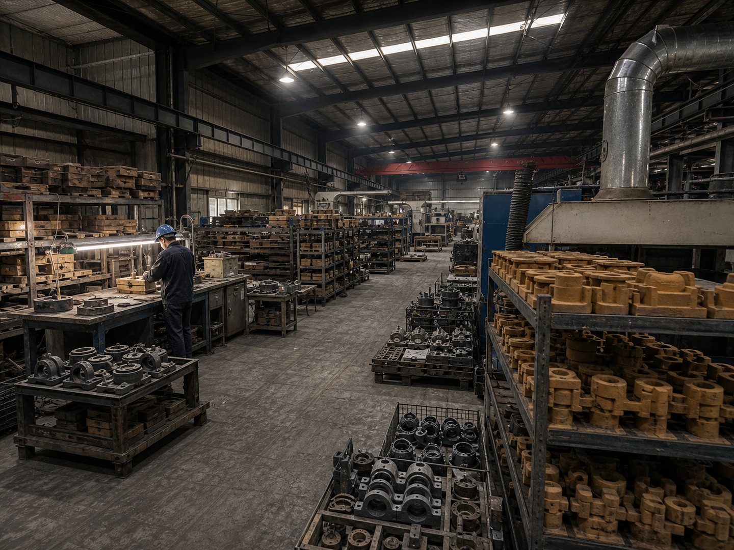 Pattern and core making area