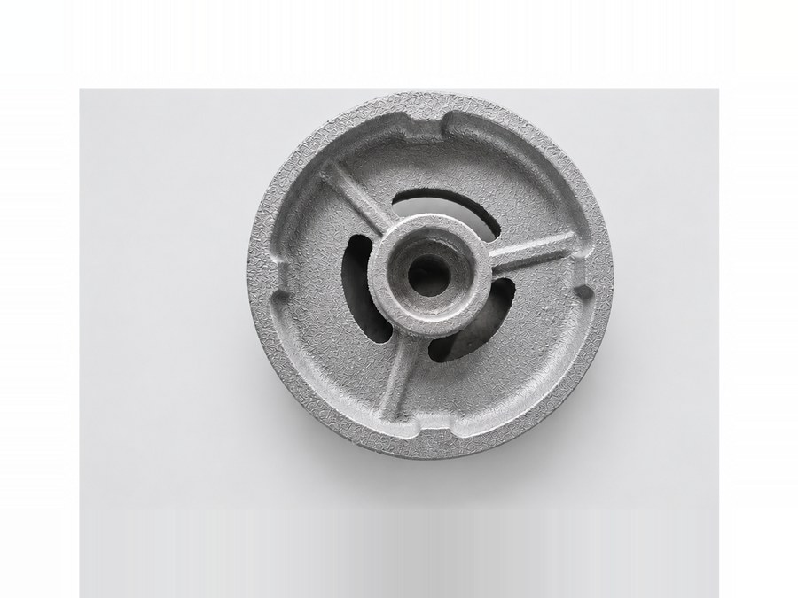 Cast pump cover with cored openings