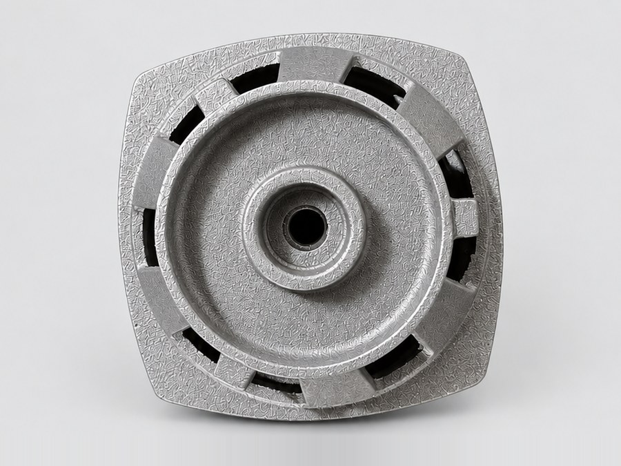 Cast lantern-type motor bracket